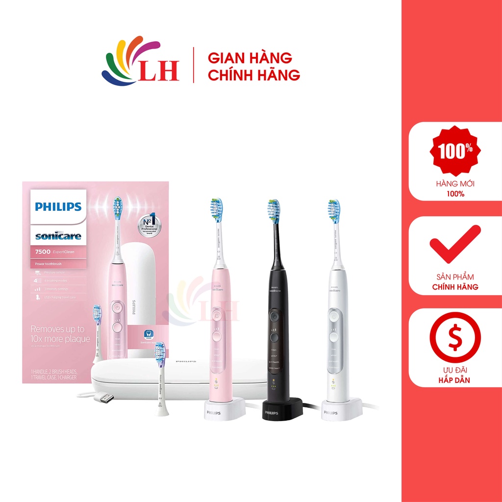 [Mã giảm 15% (tối đa 100K) đơn 399K] Bàn chải điện Philips Sonicare 75