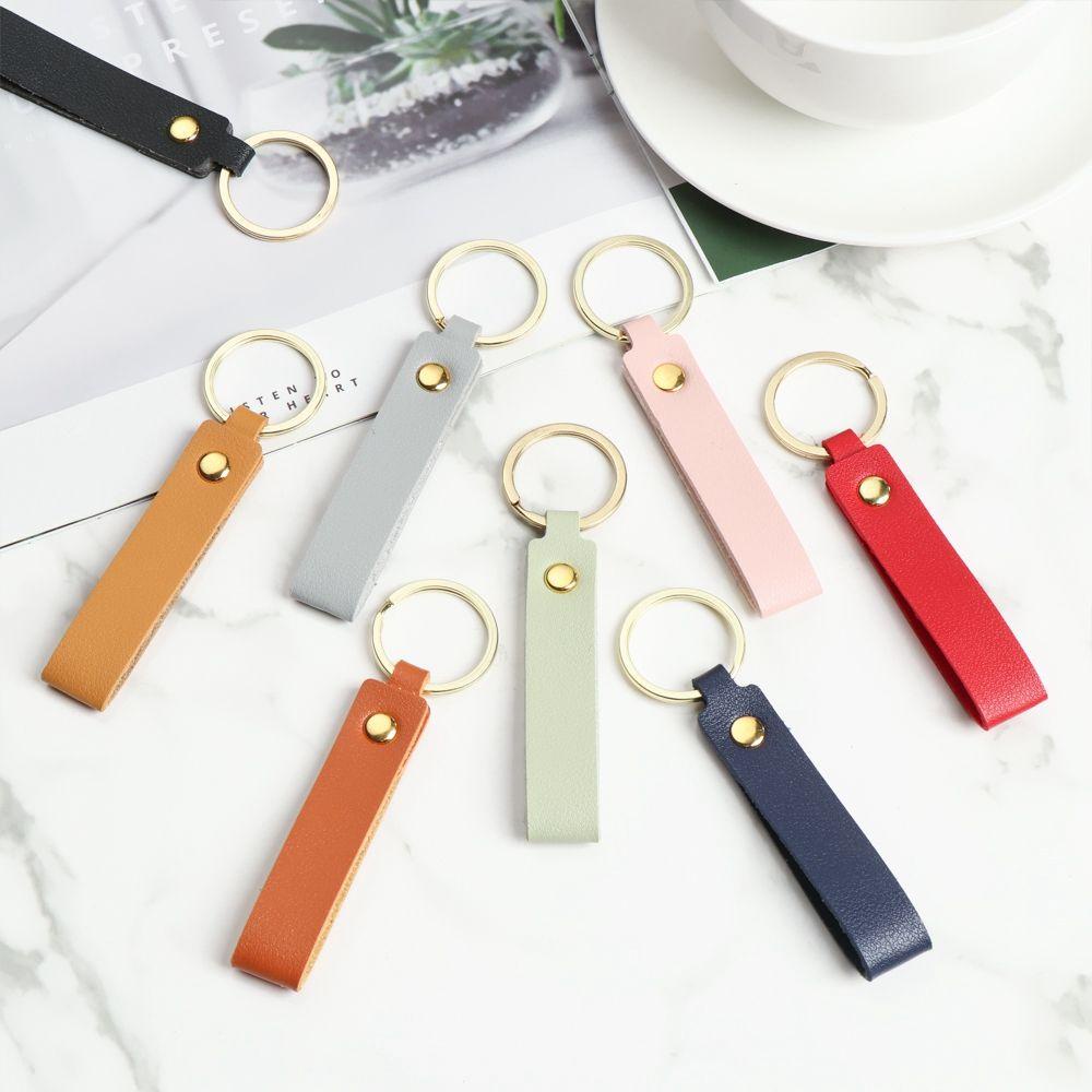 Móc Chìa Khóa Bằng Da PU Thời Trang Dành Cho Xe Hơi