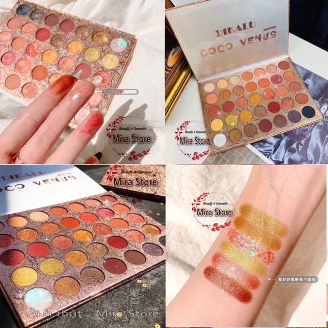 BẢNG PHẤN MẮT 35 ô DIKALU COCO Kiss Mophy VENUS nội địa trung hàng Chuẩn