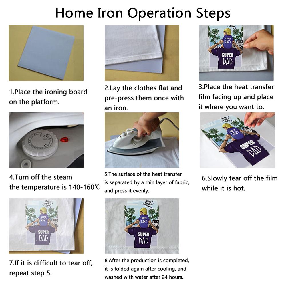 Miếng Dán Ủi Quần Áo Thủ Công Họa Tiết Chữ Mom &amp; Dad