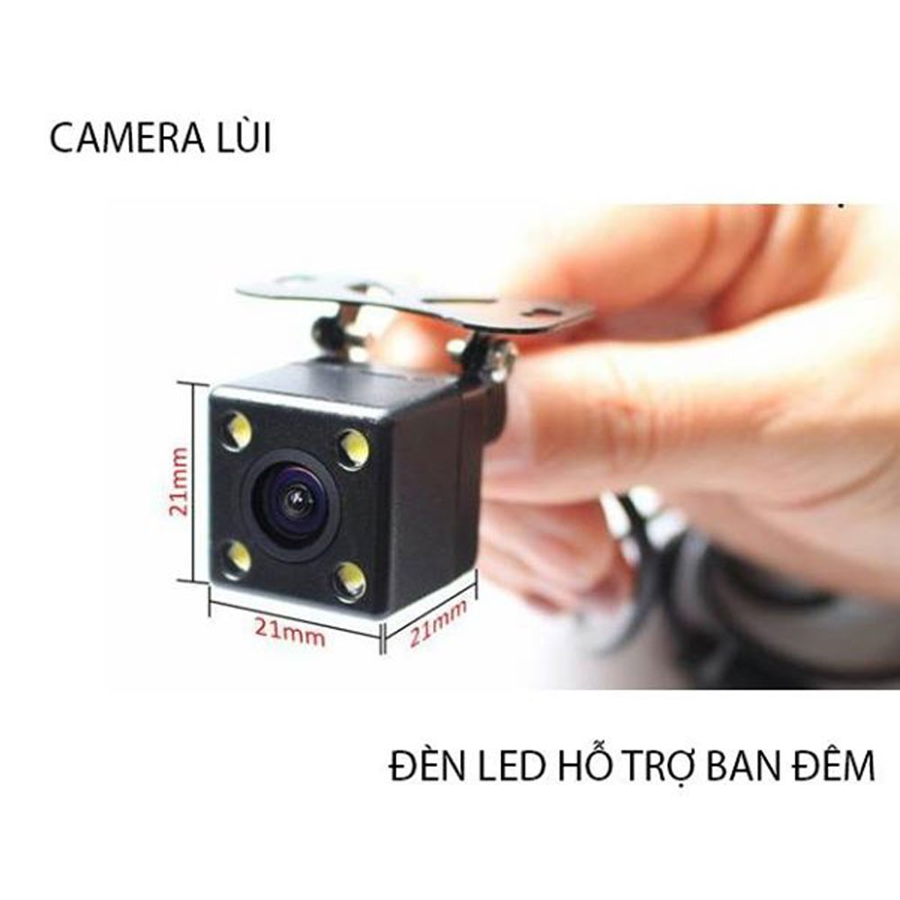 Camera Hành Trình Ống Kính Kép Màn Hình Cảm Ứng Tầm Nhìn Đêm DVR Cho Ô Tô (4 Inch) TẠNG KÈM THẺ NHỚ 32G