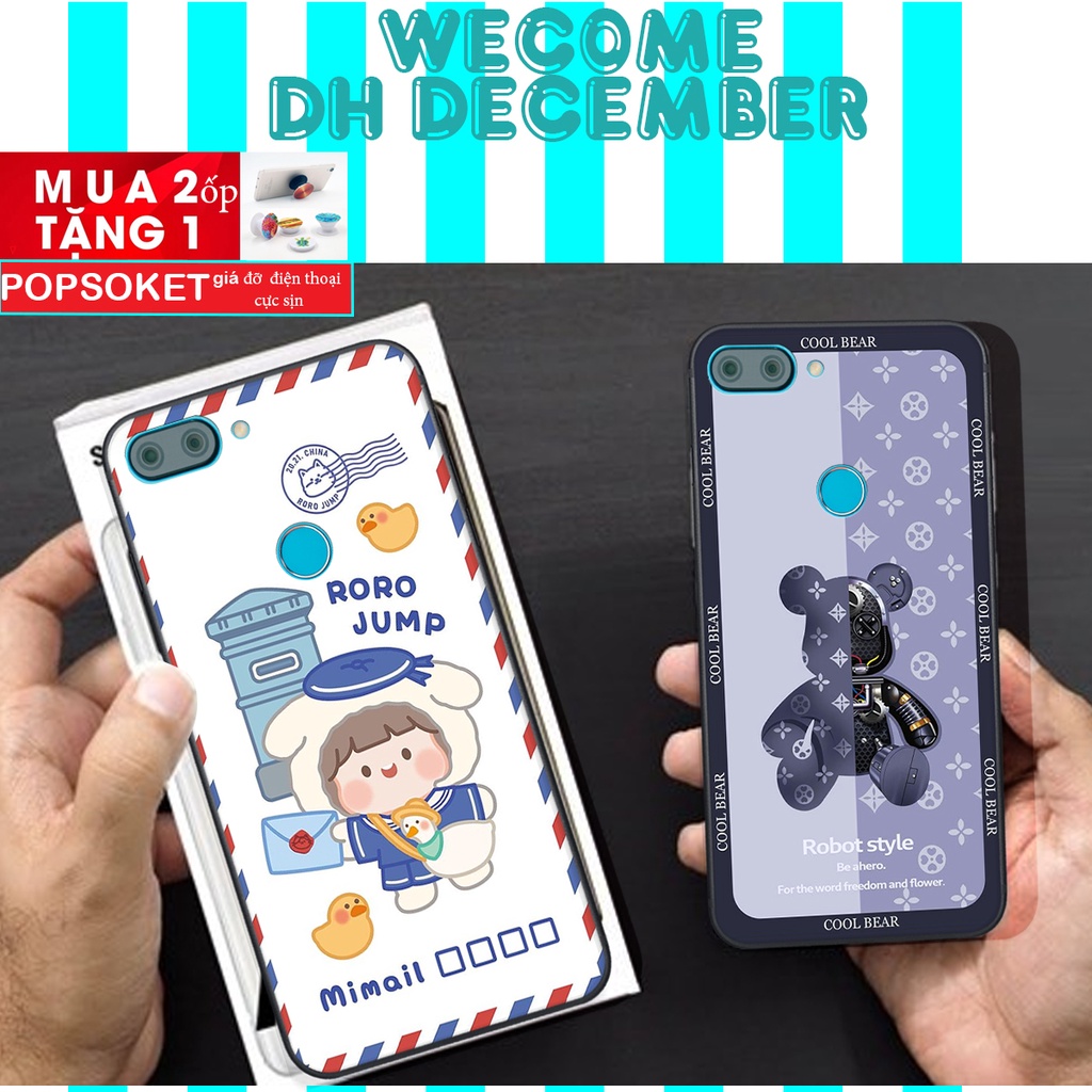 Ốp lưng Xiaomi MI 8 LITE  in hình 3D gấu mới nhất - sang - chảnh - ĐẸP- BỀN