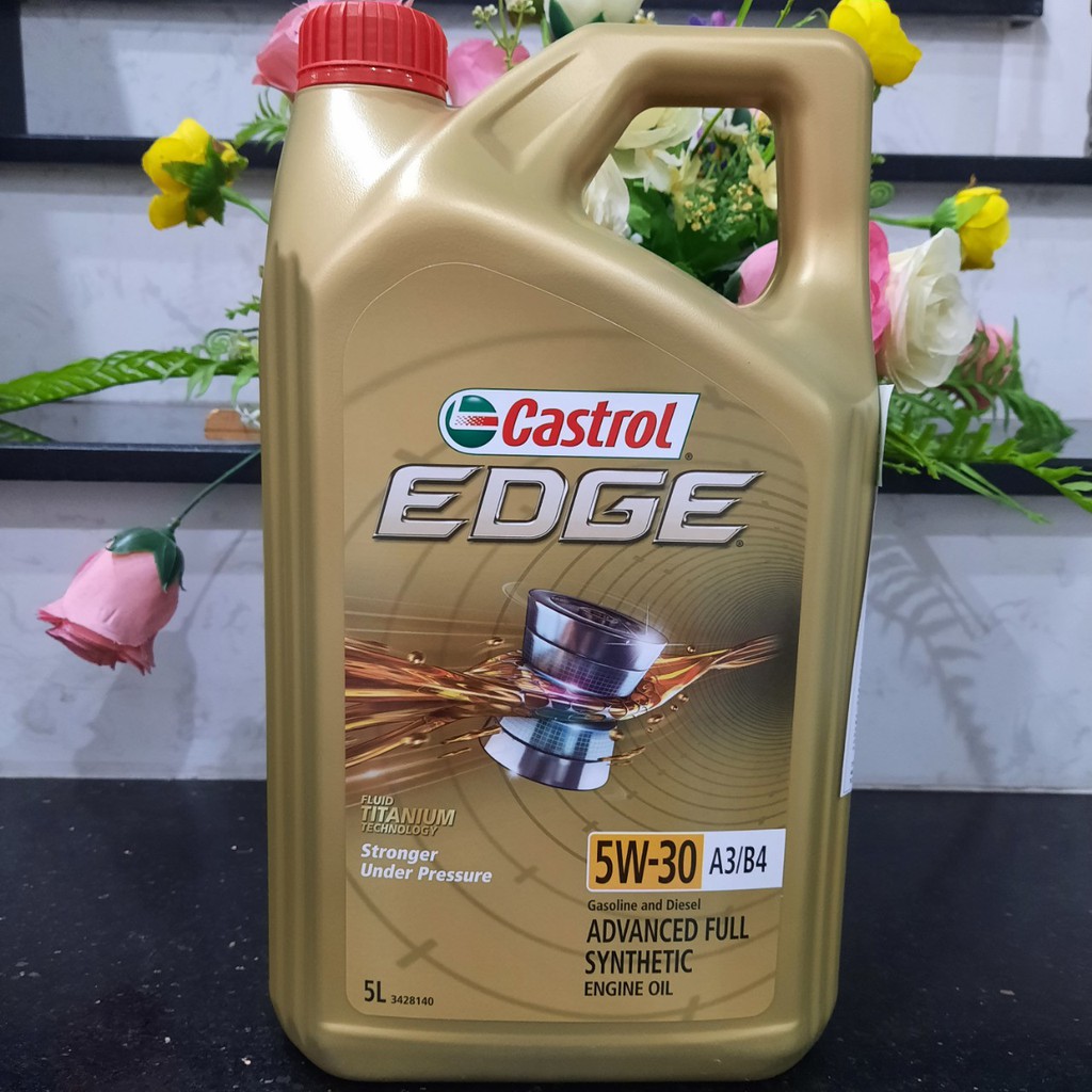 Dầu nhớt tổng hợp ô tô CASTROL EDGE 5W30 API SN/CF. ACEA A3/B4 5L