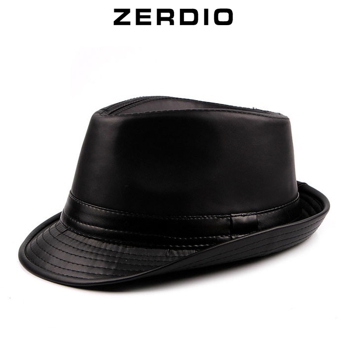 Mũ phớt, Nón cao bồi Fedora da MP013 kiểu dáng Classic cho nam và nữ