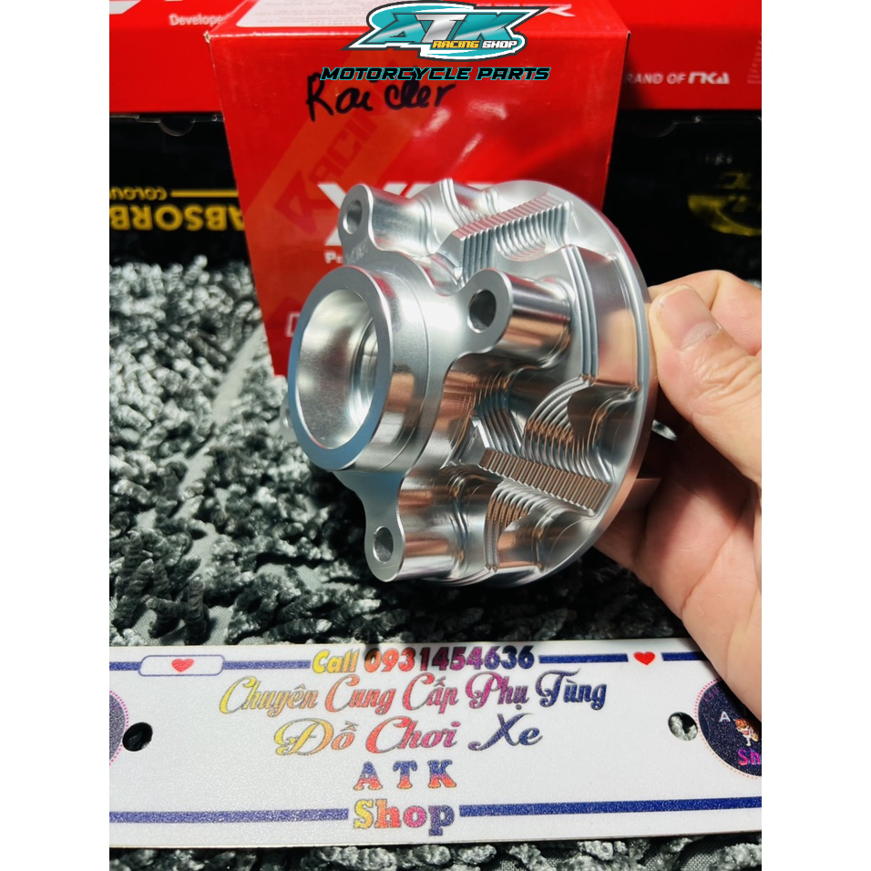 Cùi CNC xe Raider Satria chính hãng X1R nhôm nguyên khối sáng bóng lên xe đẹp căng