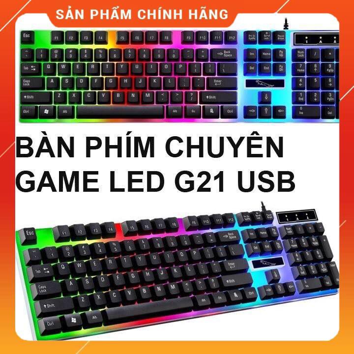 Bộ phím chuột giả cơ có led giá rẻ Goldtech G21 dailyphukien