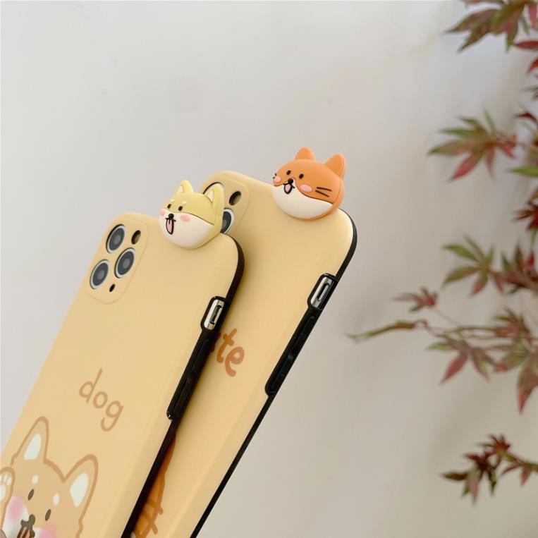 Ốp lưng iphone leo IMD Mèo - Dog Cute 7plus/8plus/x/xs/xsmax/11/11 promax DT07- Dino Case -Hồng Anh Case