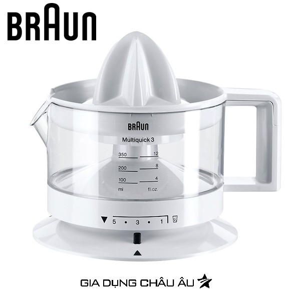 Máy vắt cam Braun CJ3000 - Hàng chính hãng - Bảo hành chính hãng 24 tháng