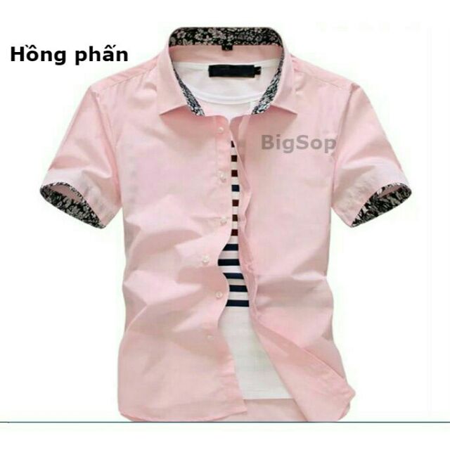 [Flash sale] BST Áo sơ mi Nam BIGSOP ngắn tay cổ hoa kiểu dáng hàn quốc 6 mẫu | BigBuy360 - bigbuy360.vn