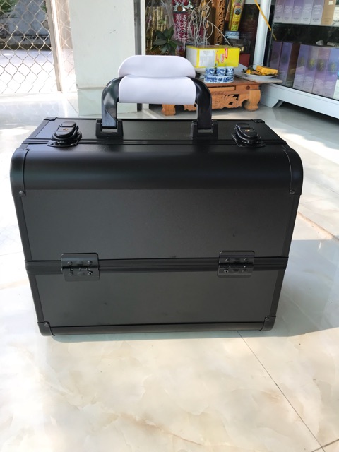 Cốp nhôm size 33x23x29cm có ngăn để mực, để sơn(hàng sẵn)