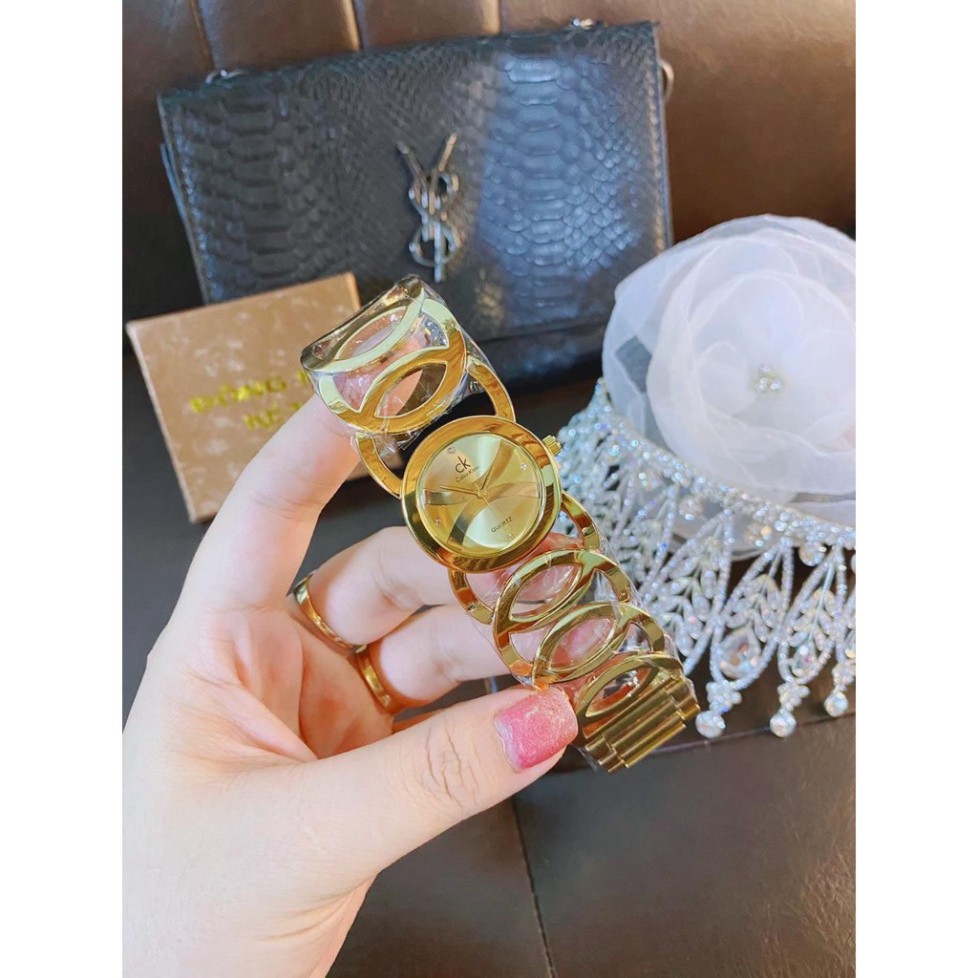 ĐỒNG HỒ NỮ CK DÁNG LẮC TAY quai hợp kim không rỉ đeo cực sáng tay thời thượng bắt mắt | BigBuy360 - bigbuy360.vn