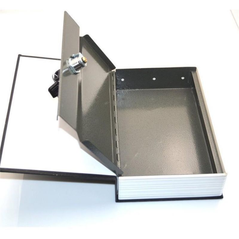 Két sắt mini hình cuốn sách size nhỏ 18cm