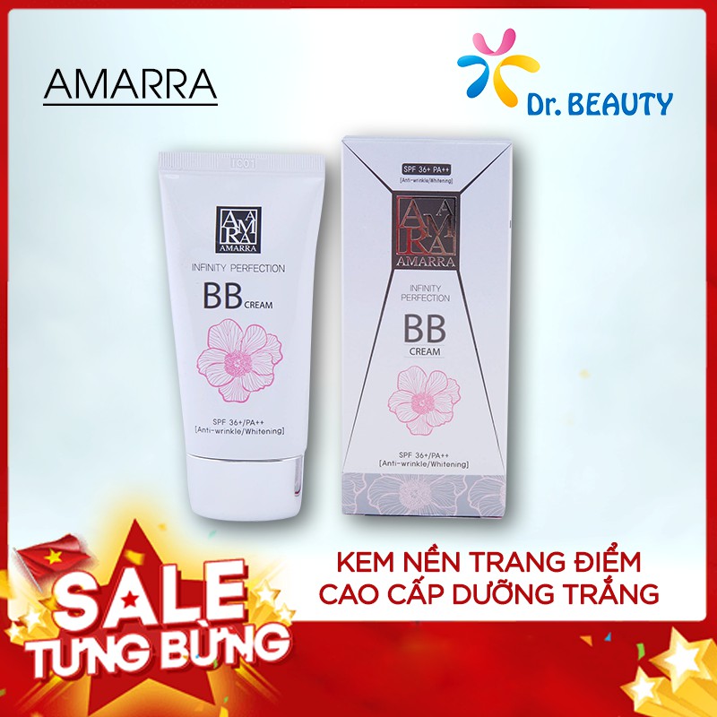 [ BÁN CHẠY NHẤT ] AMARRA – Kem Nền Trang Điểm Cao Cấp Dưỡng Trắng👧che phủ các khuyết điểm trên da