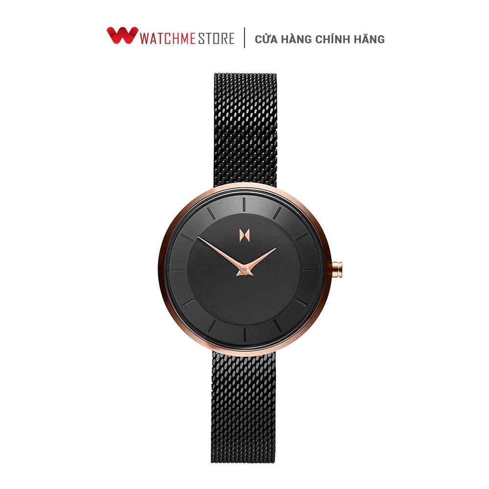 [ ĐẶC BIỆT 18-29.07 - VOUCHER 10%] - Đồng hồ Nữ MVMT dây thép không gỉ 32mm - D-FB01-BL
