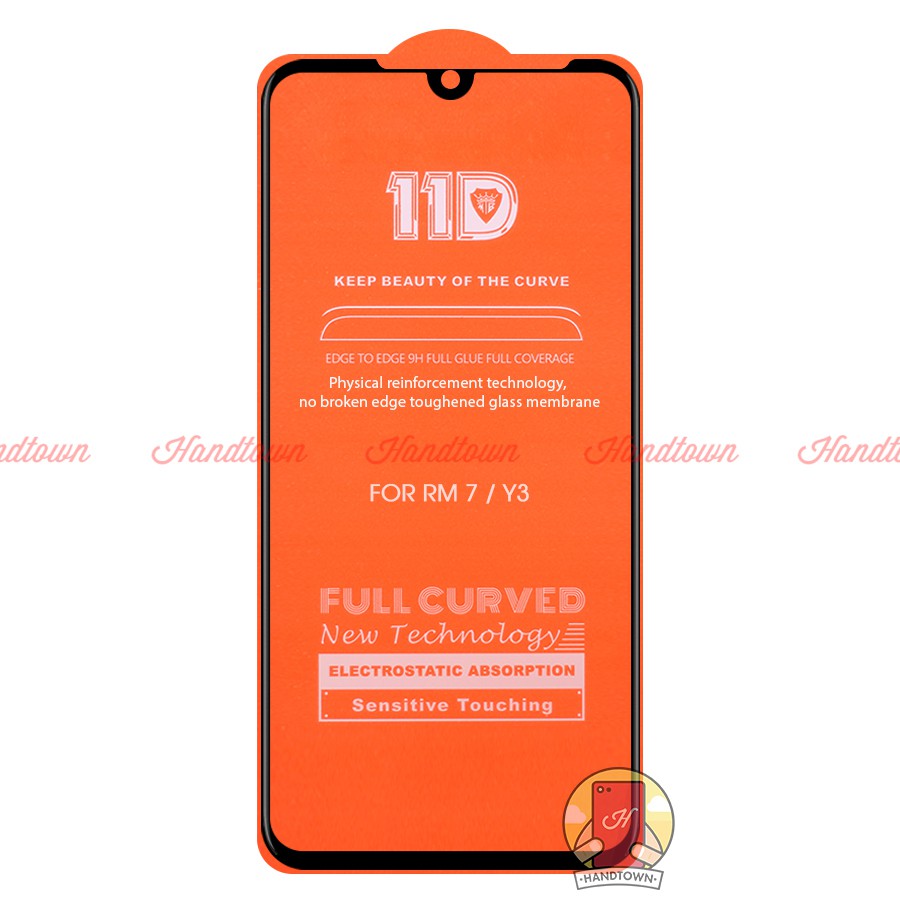 Kính Cường Lực 11D Xiaomi Redmi 7 Full Màn Đen MIETUBL