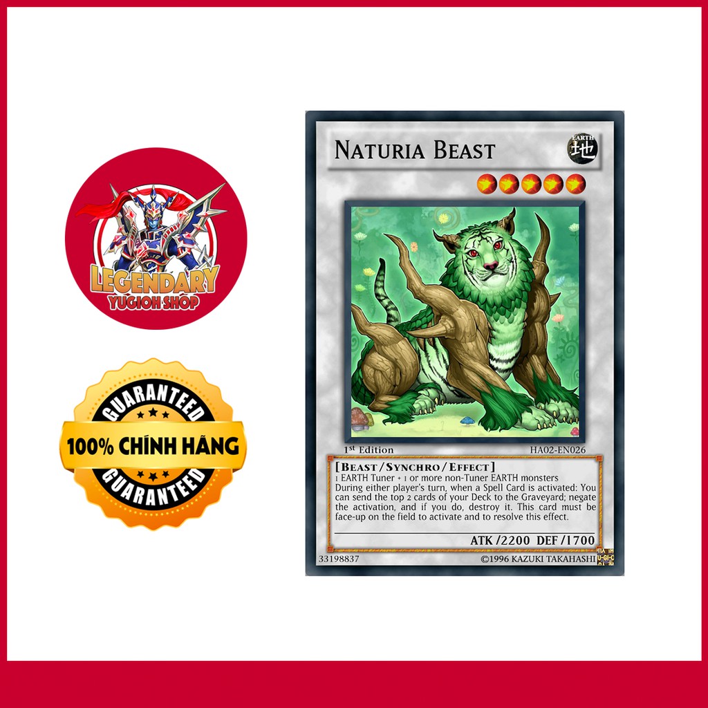 [EN][Thẻ Bài Yugioh Chính Hãng] 'Naturia Beast'