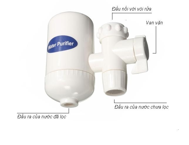 Bộ Lọc Nước Water Purifier Tự Động Ngay Tại Vòi - 4 Cấp Độ Lọc Với 4 Lớp Lọc, Chất Lượng Đảm Bảo, Dễ Dàng Lắp Đặt.