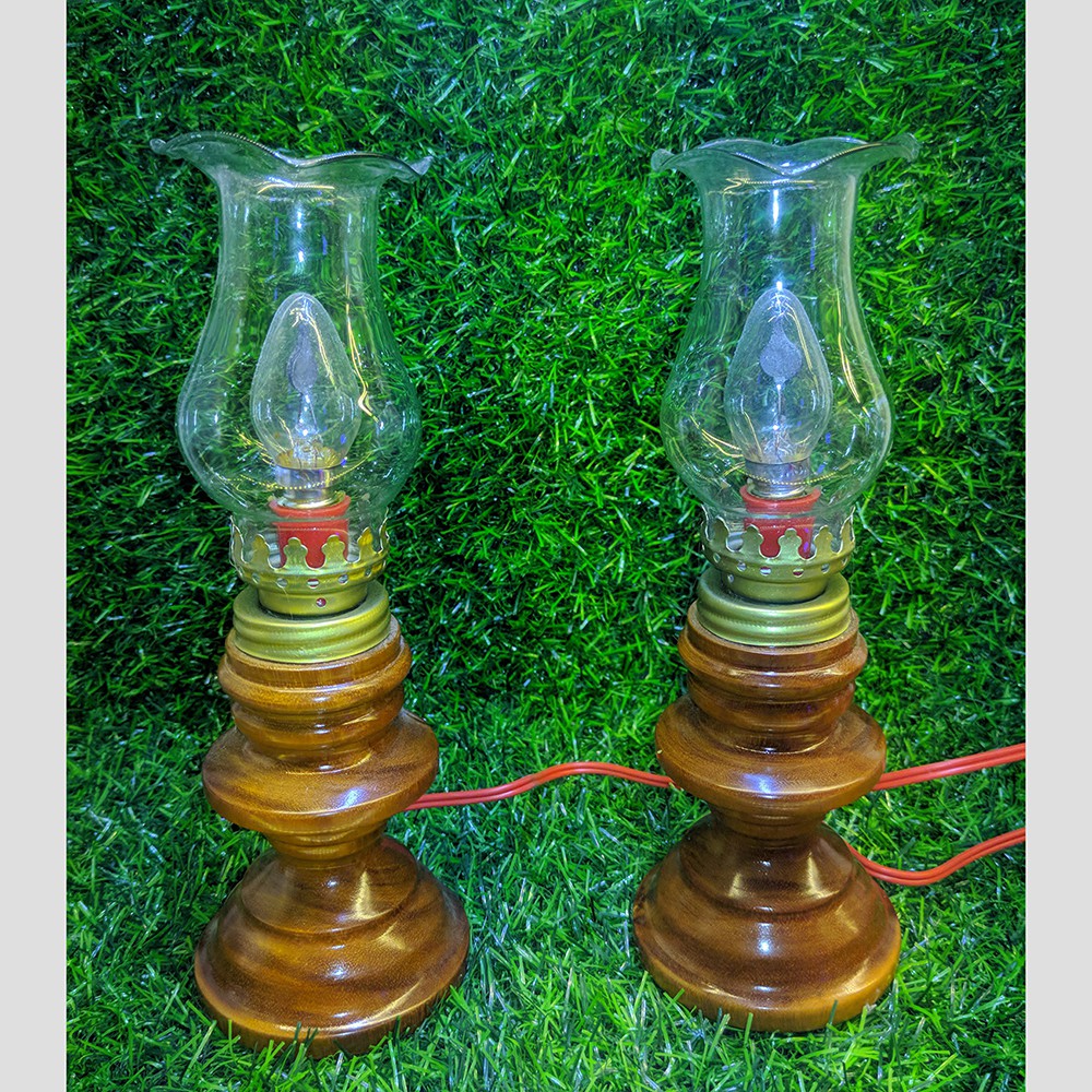 2 Cây Đèn Dầu Điện   - Đèn Bàn Thờ Đông Phương Fatima