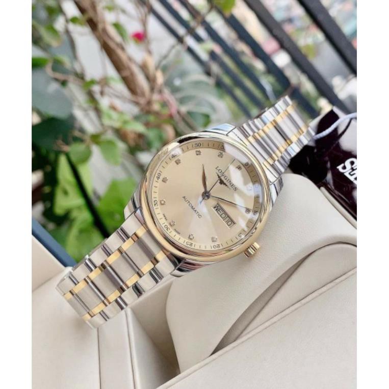 [vàng 18k và kim cương] đồng hồ nam longines L27555377