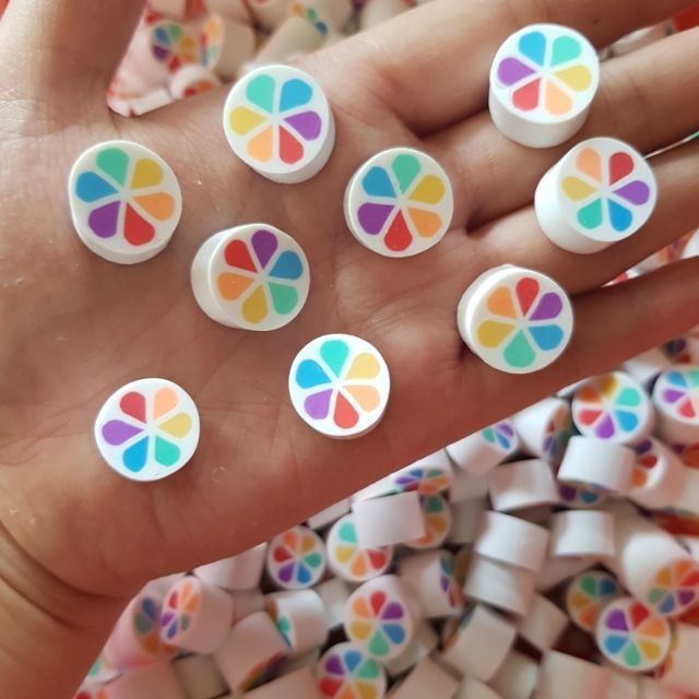 Charm mas nhiều màu nguyên liệu trang trí slime