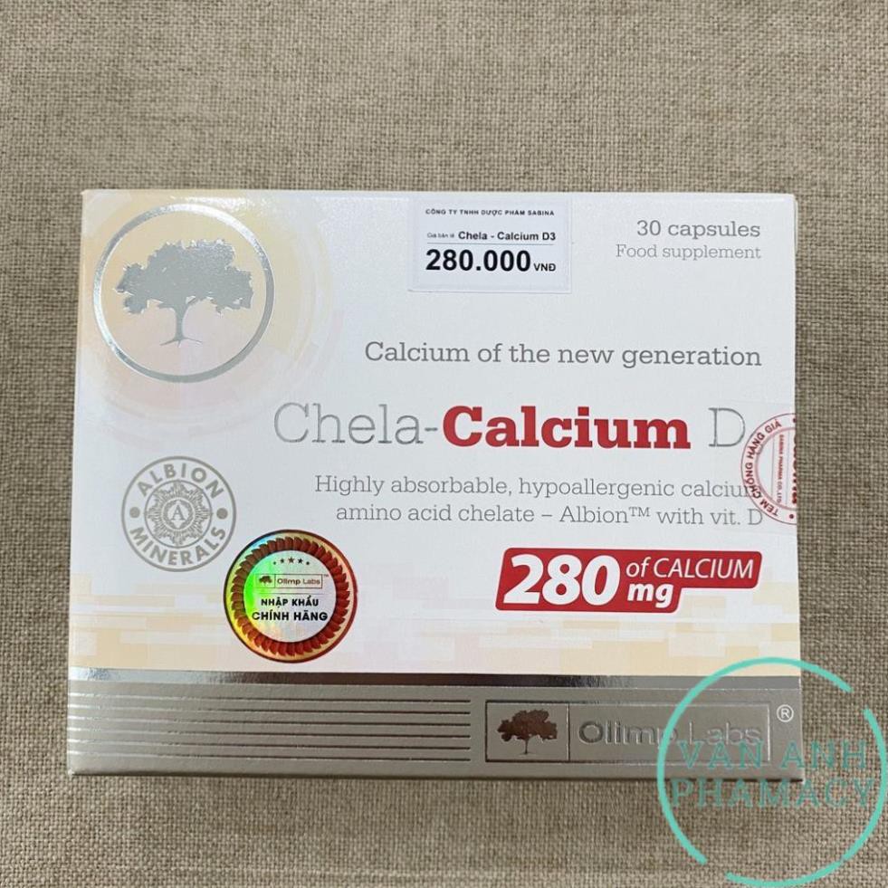 ☑️[Chính Hãng] Canxi cho bà bầu và trẻ Chela-Calcium D3 – Hỗ trợ bổ sung Canxi và Vitamin D3, giúp xương chắc khỏe