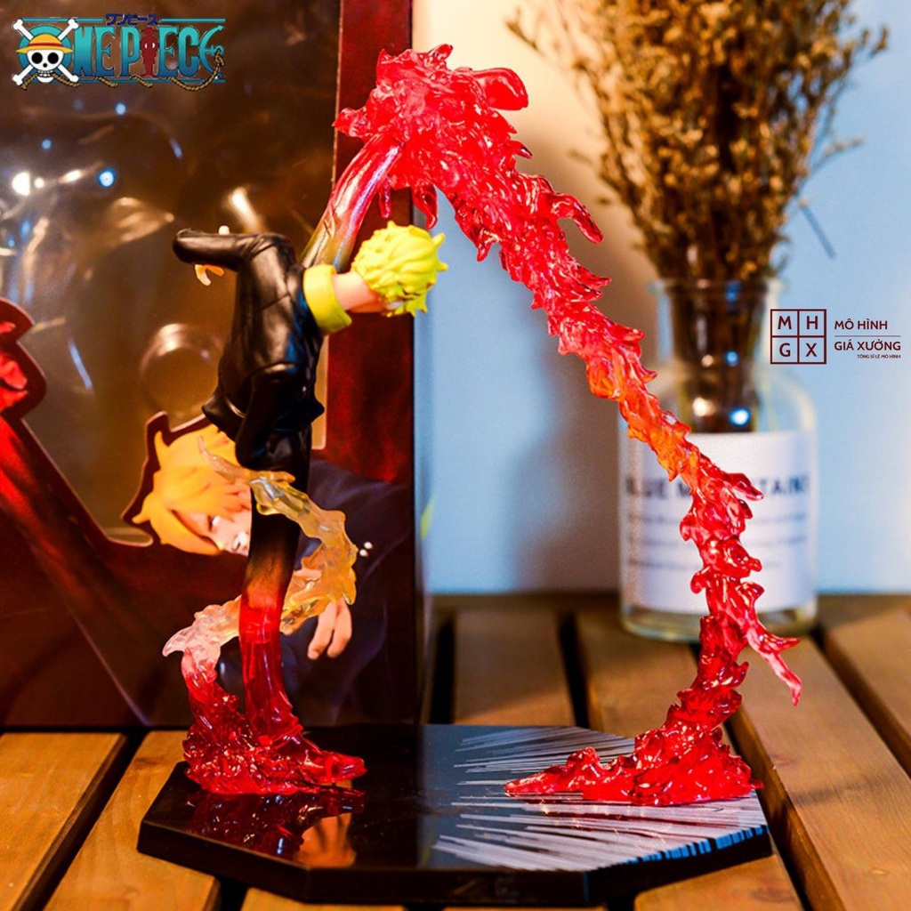 Mô hình One Piece Sanji F.zero hàng cao cấp siêu đẹp cao 18 cm hiệu ứng chiến đấu , figure mô hình one piece