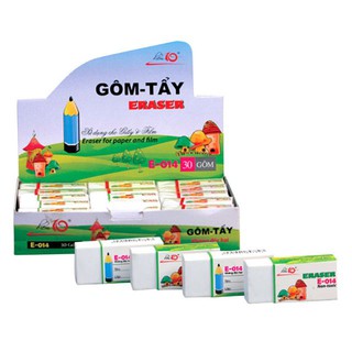 Hộp 30 gôm thiên long e-014  - khách sỉ ib