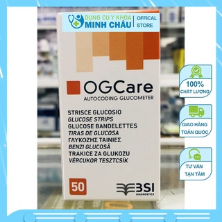 Que thử đường huyết OGcare hộp 50 que