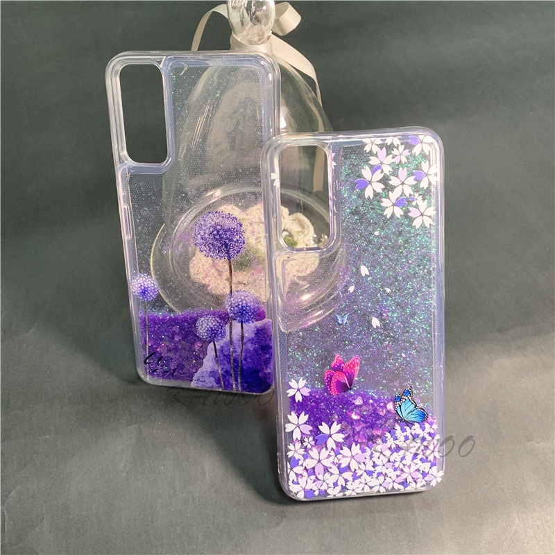 Ốp Lưng Kim Tuyến Nước Hình Hoa Bồ Công Anh Cho Vivo Y20 Y12S Y20i Y21 Y33S Y21T Y50 V20 SE Y15S V19 V21 Y51 2020