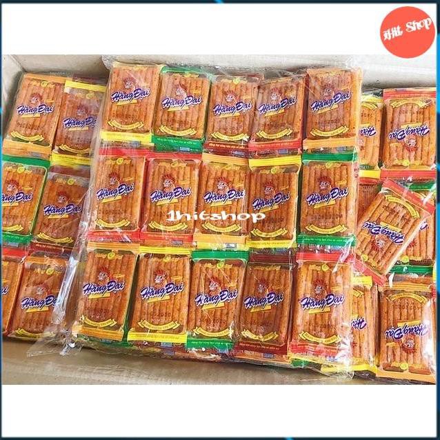 Combo 60 Gói Snack Sườn Dê  FREESHIP  Sườn Dê Miếng Cay Hằng Đại Nhỏ, Snack Cay Cay Siêu Ngon, Date Mới Nhất