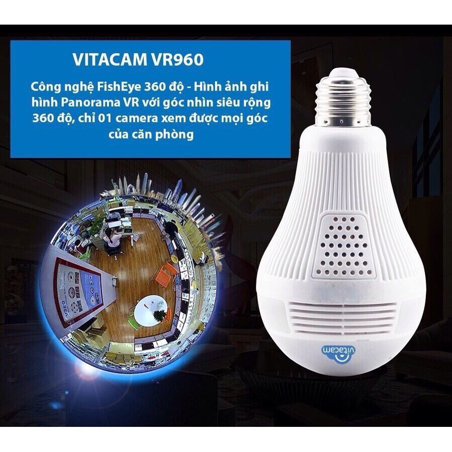 VITACAM VR960 Camera Panorama Góc Siêu Rộng 1.3Mpx - HD 960P