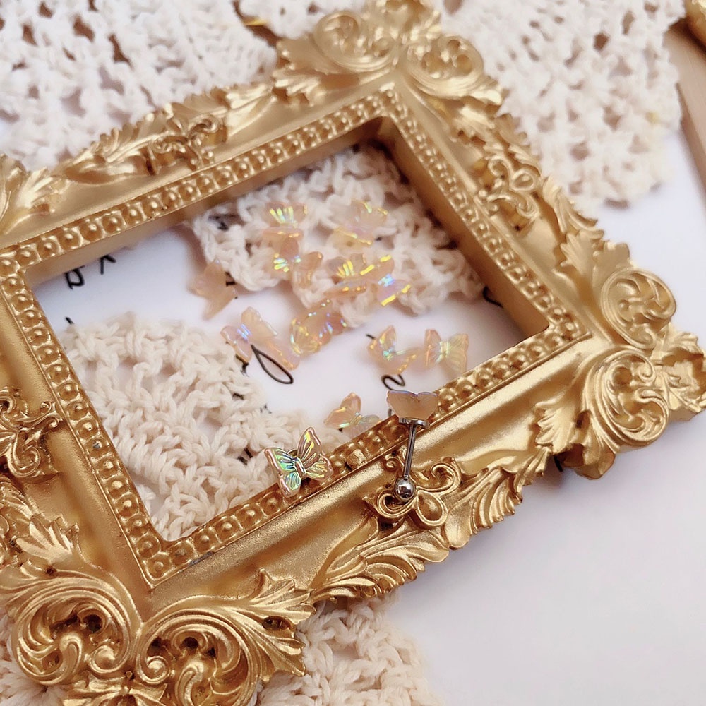 1 Khuyên Kẹp Vành Tai Hình Bướm Nhiều Màu Thời Trang Cho Nữ