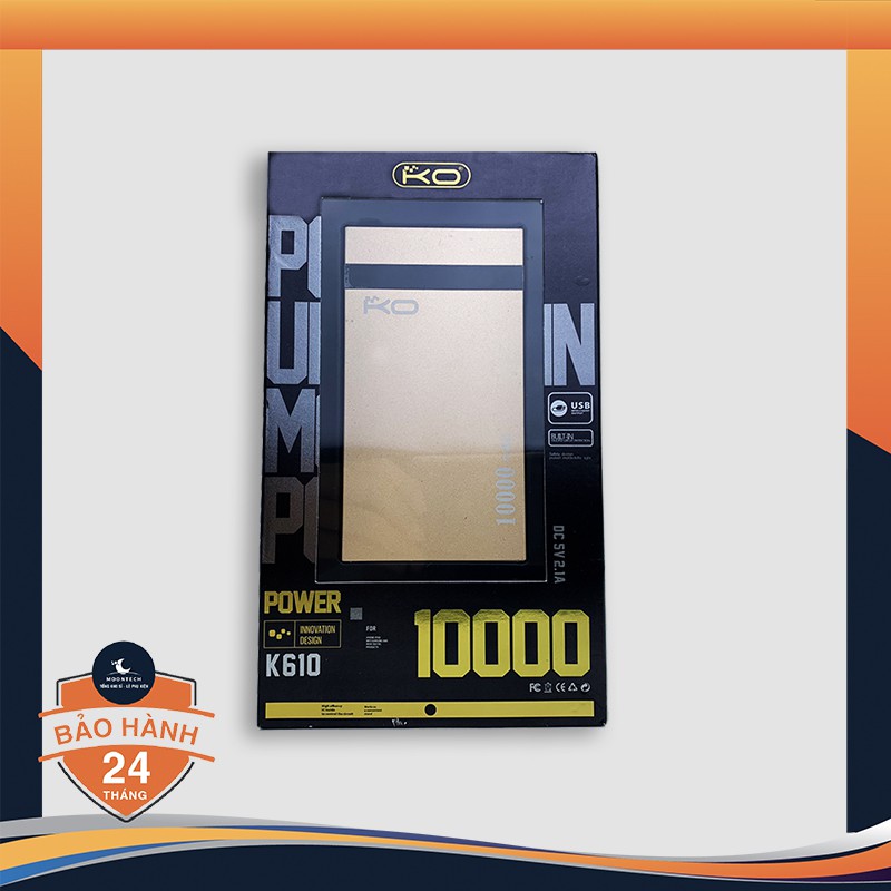 Pin Sạc Dự Phòng 10000 Mah 2 Cổng Sạc