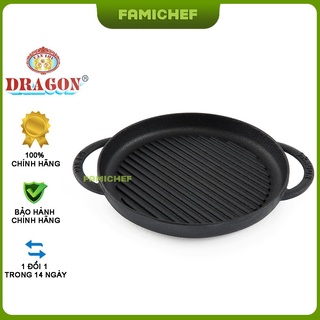 Chảo gang nướng chống dính Vạn Lợi VL003