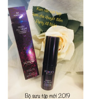 Kem nền kiêm che khuyết điểm kiko party all night foundation & concealer