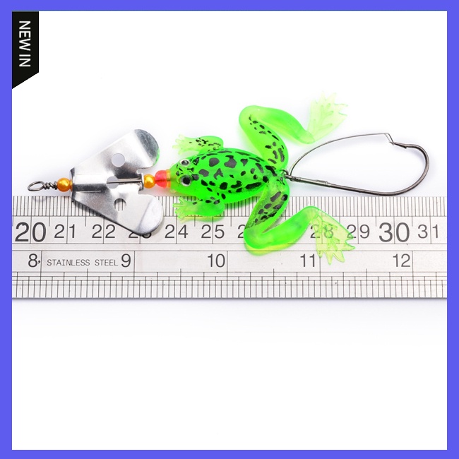 Mồi Câu Cá Giả Hình Ếch Mềm 9cm 6g