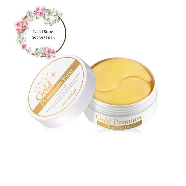 Mặt Nạ Dưỡng Mắt Secret Key Gold Premium First Eye Patch