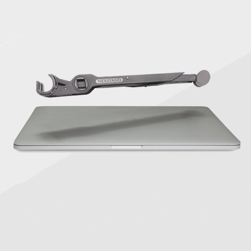 Alli Portable K2 Laptop Stand Adjustable Folding Lapdesk Laptop Holder Notebook Bracket for Home Office Use Supplies