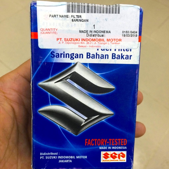 Lọc Xăng Fuel Filter Suzuki Satria Fi - Raider Fi Chính Hãng Suzuki Indonesia