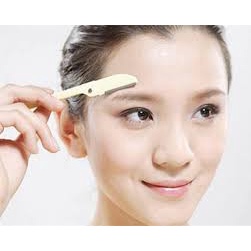 Bộ 3 dao cạo lông mày có thể gấp gọn - Shop giao màu ngẫu nhiên - HV Store 035