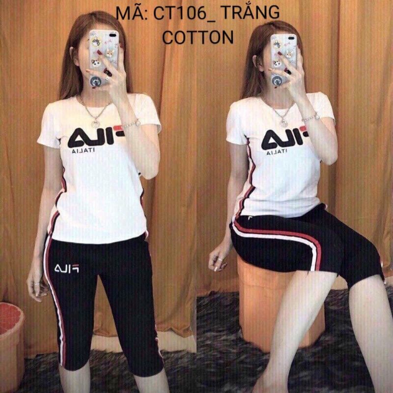 Bộ thể thao quần 2 sọc.