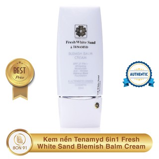 Kem nền Tenamyd Fresh White Sand Blemish Balm Cream che khuyết điểm BB 6in1 30ml - Bon91
