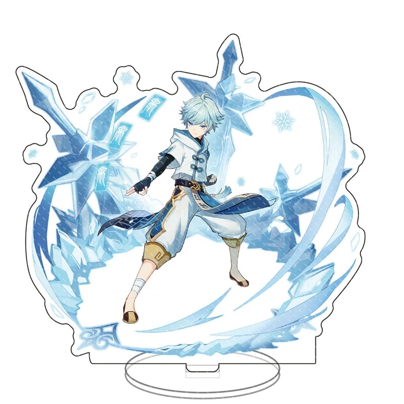 Mô Hình Standee GENSHIN IMPACT Chất liệu Acrylic trang trí góc học tập bàn làm việc kích thước 15CM