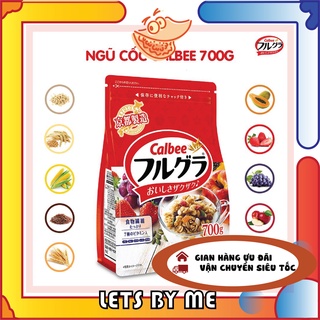 Ngũ cốc Calbee giảm cân ăn sáng cho người ăn kiêng gói 700g Date mới
