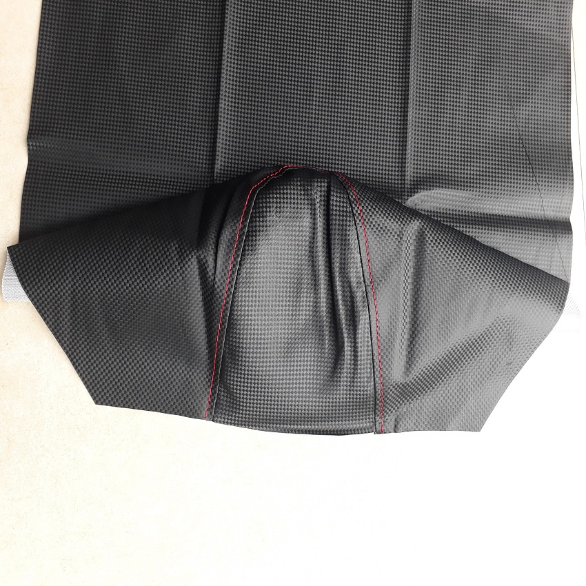 Vỏ yên xe máy da yên vân cacbon thêu YSS đa năng lắp nhiều dòng xe Dream Wave Sirius Furture Exciter Winner Airblade