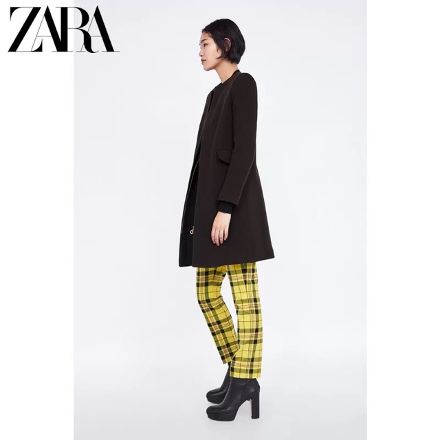 Áo khoác dạ dáng mangto hiệu Zara Auth 100%