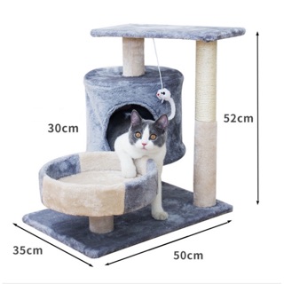Cattree nhà mèo 3 tầng - Nhà cây cho mèo - nhà cây leo trèo cho mèo