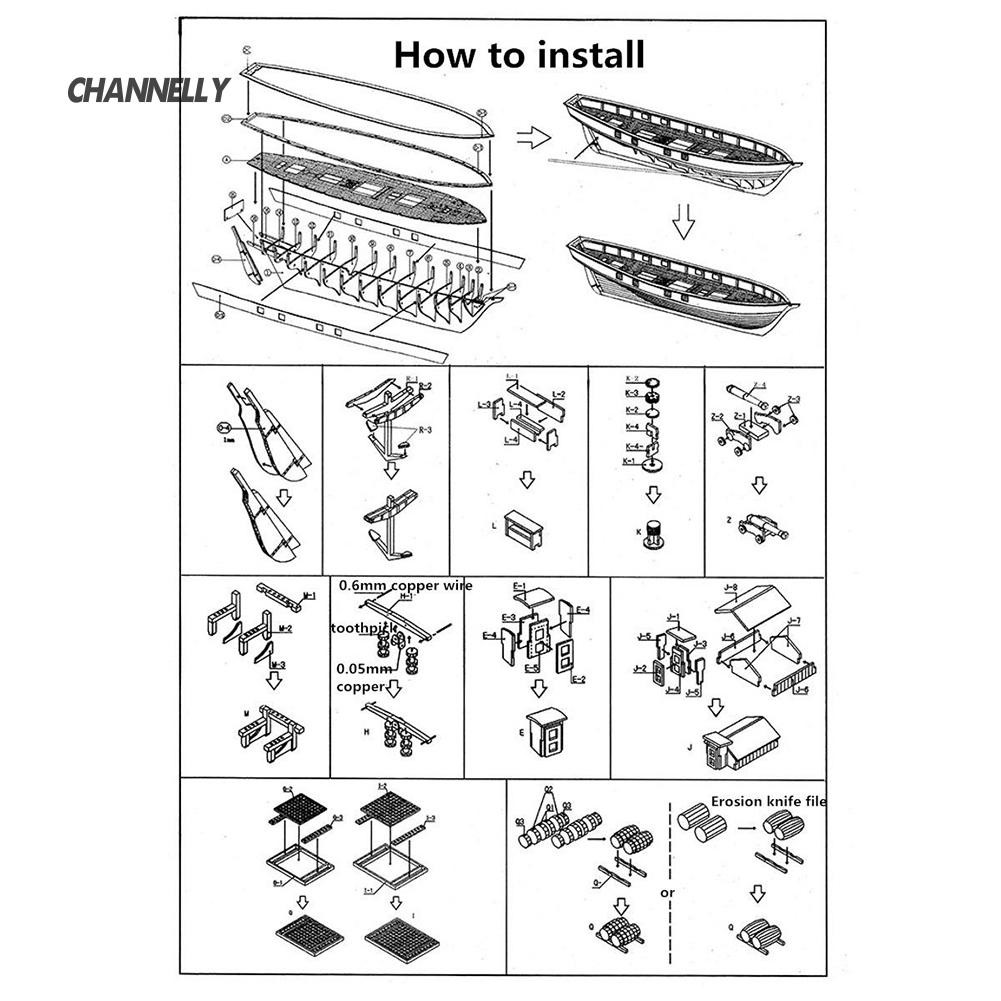 Mô hình thuyền buồm mini bằng gỗ tỉ lệ 1 : 100