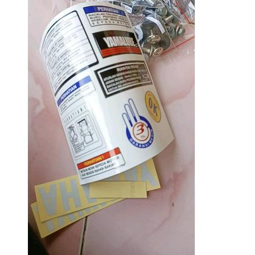Hàng Mới Về!! Bộ Miếng Dán Cảnh Báo 7.7 YAMAHA FIZ R Đảm Bảo 3 Tuổi Chất Lượng Tốt (Mã 46)