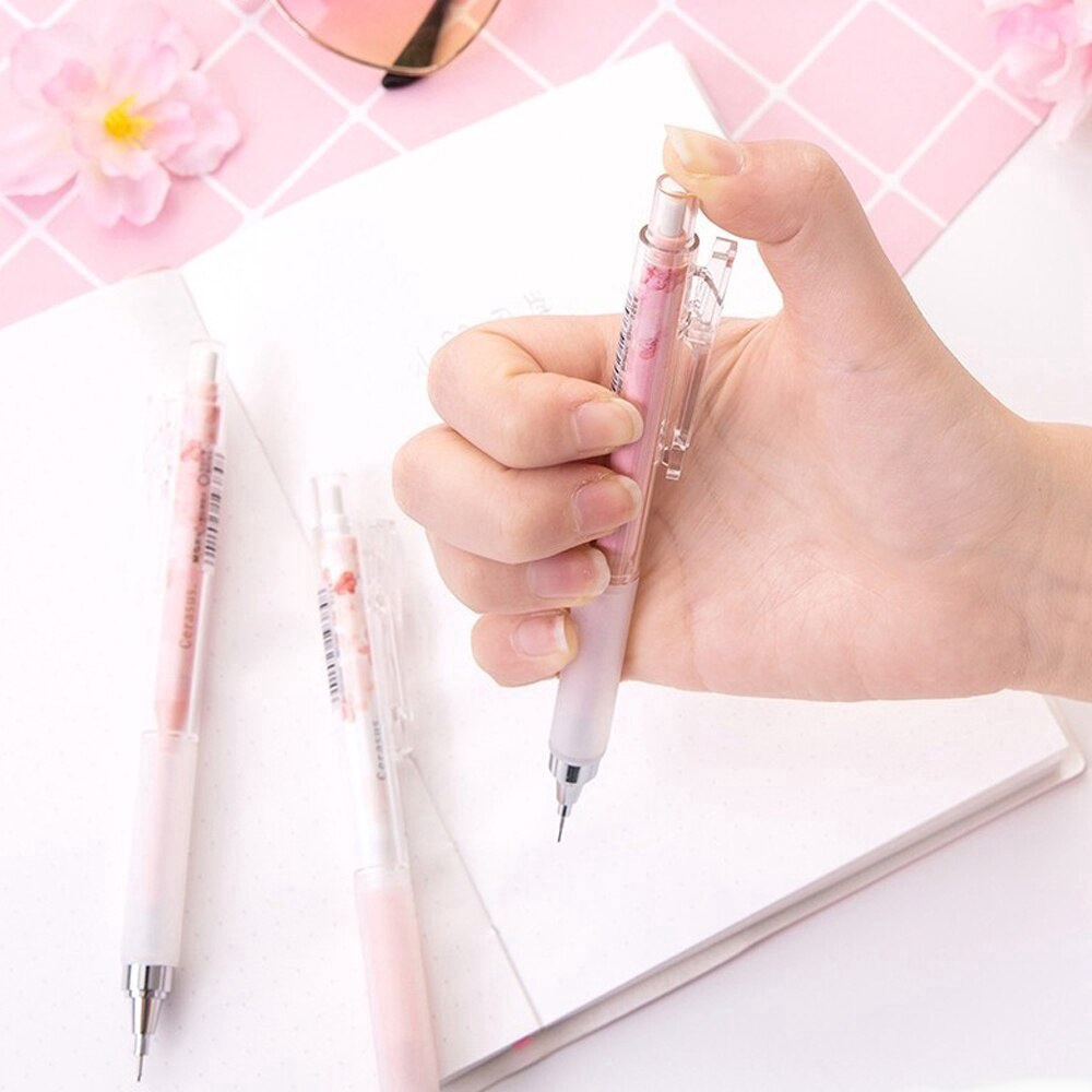 Bút Chì Bấm Hình Hoa Anh Đào Ngòi 0.7mm AMPJ3504 - M&G